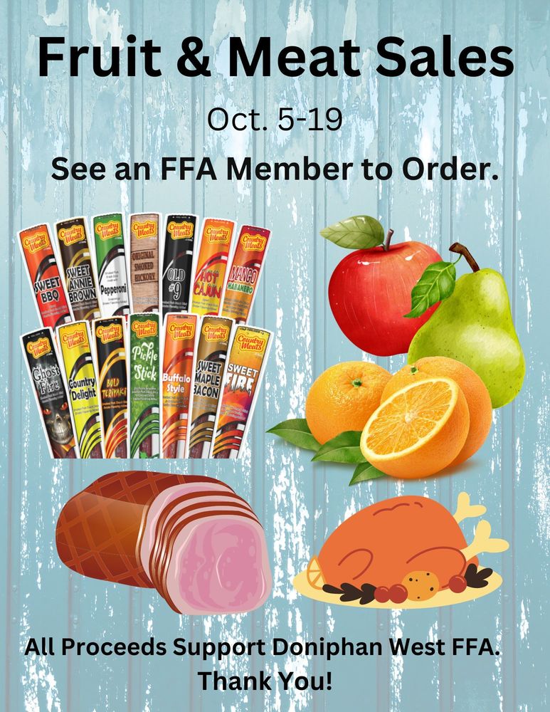 FFA Fruit & Meat Sales Doniphan West USD 111
