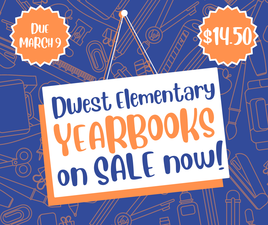 DWest Elementary Yearbooks for Sale